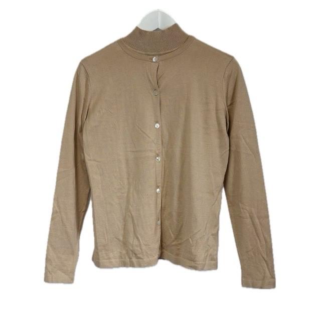 美品　Aquascutum アクアスキュータム　ニットカーディガン　ベージュ　8 アクアスキュータム AQUASCUTUM アンサンブル ニット カーディガン