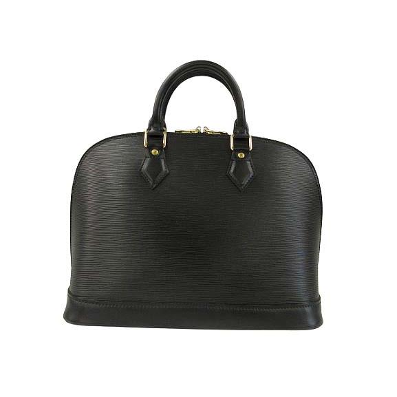 【美品】ルイヴィトン　エピ　アルマPM　ハンドバッグ　M52142　レザー　黒 LOUIS VUITTON（ルイ・ヴィトン） アルマ PM エピ M52142 ブラック
