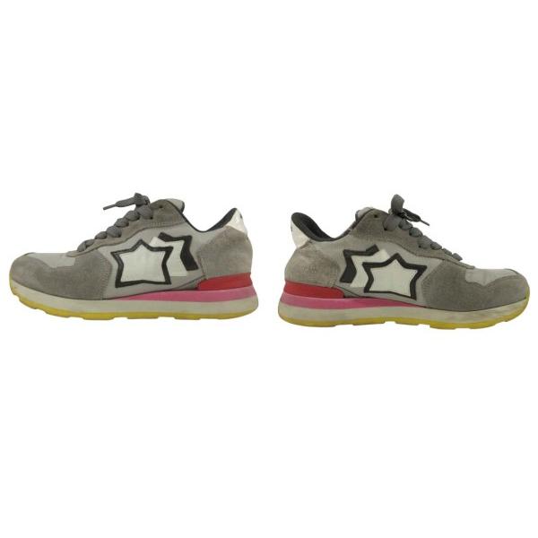 【ATLANTIC STARS】ロゴ スニーカー ‐Gray *送料込 アトランティックスターズ Atlantic Stars スニーカー 星 スター