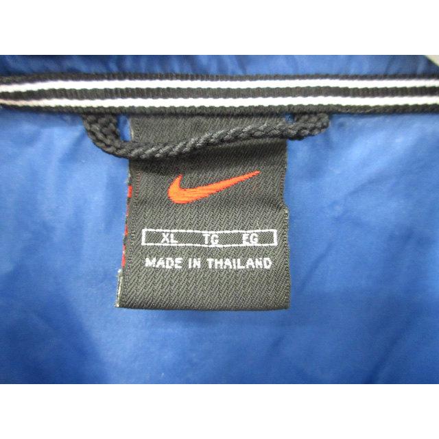 NIKE ナイキ 90s ナイロンジャケット 長袖 ブルー 青 XL 羽織 上