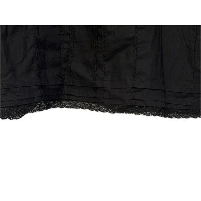 INGEBORG インゲボルグ シースルー トップス 11号 Ｌ ③ インゲボルグ INGEBORG ブラウス 11 レース 切替 スクエアネック