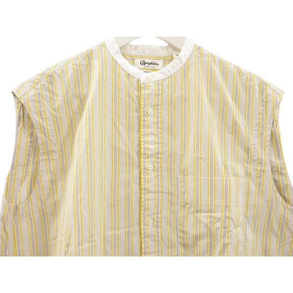 ジムフレックス Gymphlex バンドカラー ロングシャツ ワンピース