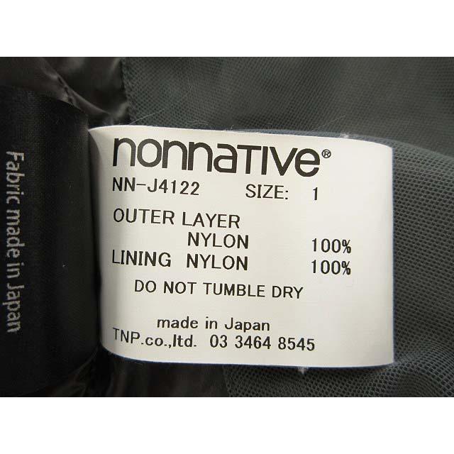 ノンネイティブ nonnative HIKER JACKET NYLON TAFFETA WITH GORE-TEX