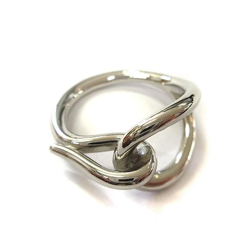 HERMES エルメス スカーフリング ジャンボ シルバー HERMES エルメス ジャンボ スカーフリング シルバー アクセサリー ☆AA