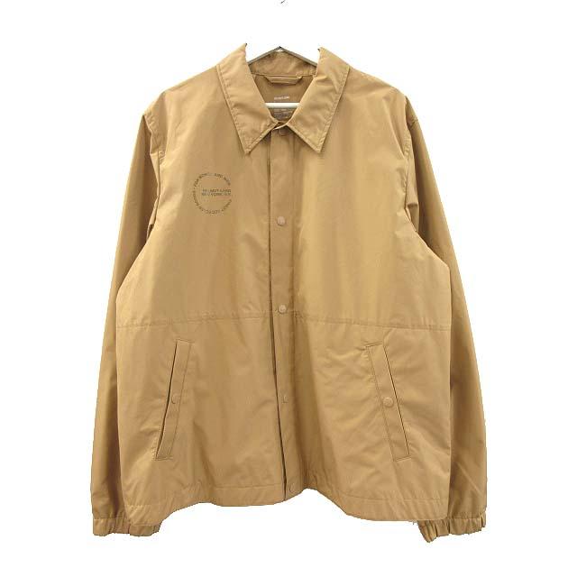 【中古】ヘルムートラング HELMUT LANG スタジアムジャケット STADIUM JACKET コーチジャケット ベージュ系 XL ヘルムートラング HELMUT LANG スタジアムジャケット STADIUM JACKET