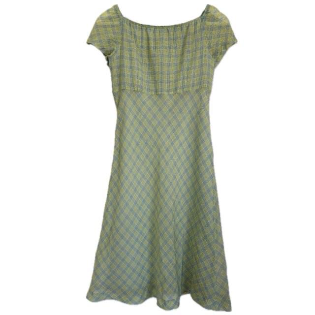 ホコモモラデシビラ Jocomomola de Sybilla ワンピース 40 チェック 