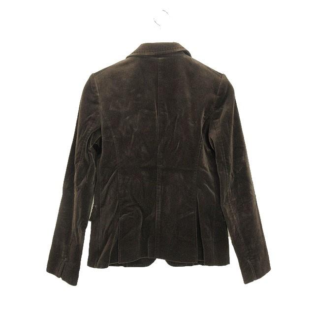 バーバリー ロンドン BURBERRY LONDON ベロア テーラード ジャケット 