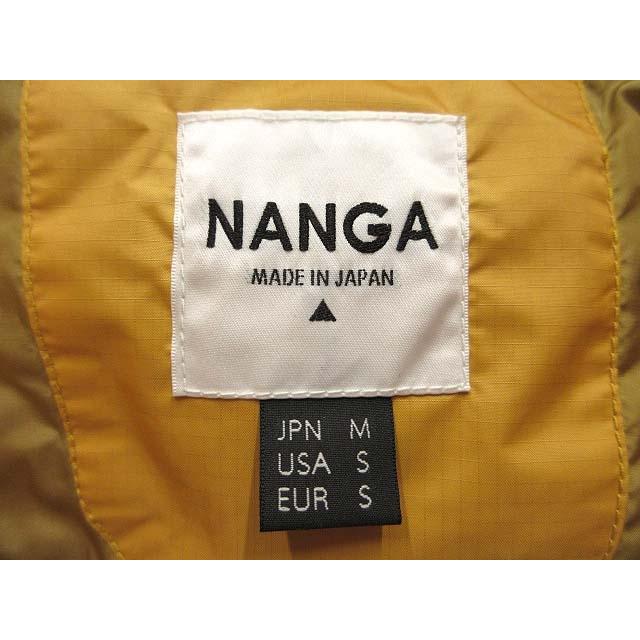 ナンガ NANGA ダウンジャケット M オレンジ系 ジップアップ アウター