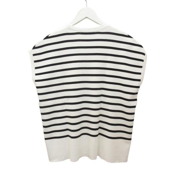 美品☆25SS☆アベニールエトワール-etoile パールボタンパフスリーブ