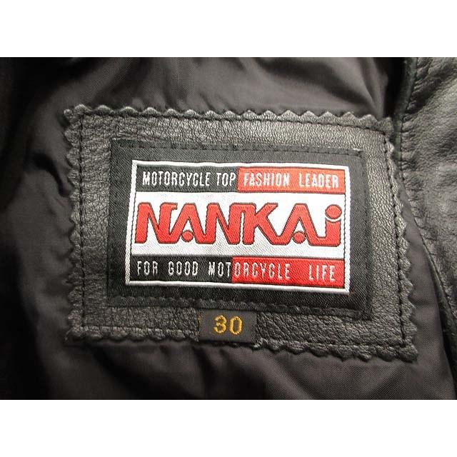 南海 NANKAI レザーパンツ モーターサイクル レーシング ブラック 黒