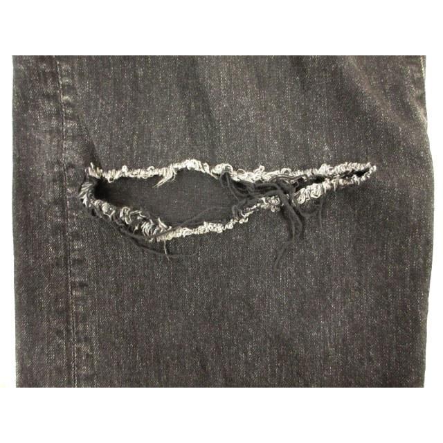 【中古】ジエダ Jieda ダメージルーズフィットデニム ブラック ダメージ加工 1 メンズ ジエダ Jieda ダメージルーズフィットデニム ブラック ダメージ加工 1