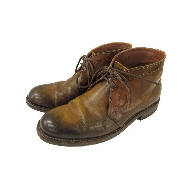 モト MOTO 1400 チャッカブーツ レザー ブラウン系 size1 メンズ