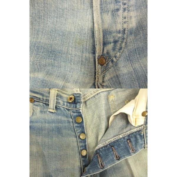 復刻】Lee リー 101B セルビッチ 赤耳 ボタンフライ 黒タグ W30 デニム 
