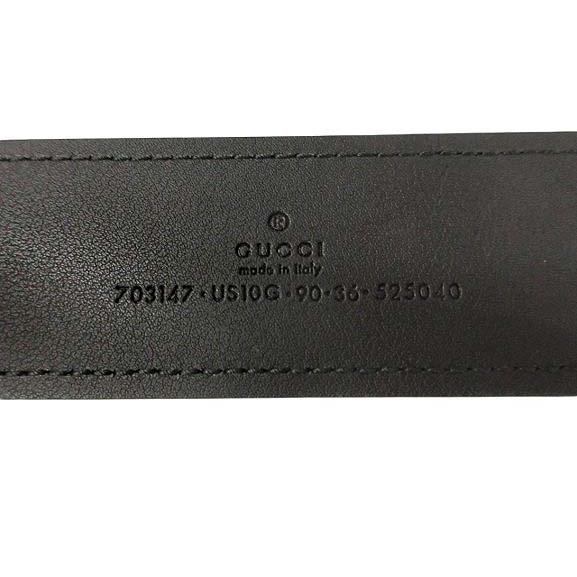 GUCCI（グッチ） インターロッキングG ベルト GGバックル レザー 本革