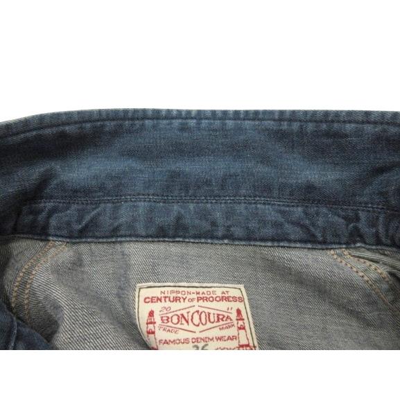BONCOURA ボンクラ デニム スイングトップ ジャケット 36 ブルー
