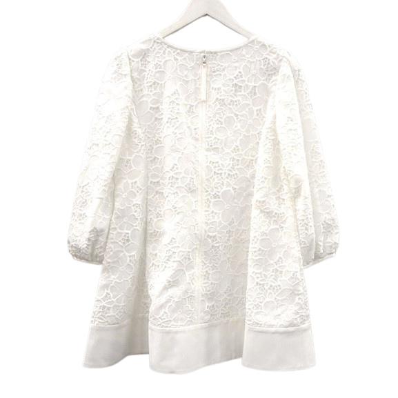 トゥービーシック TO BE CHIC シフォンフラワー刺繍 チュニック 40