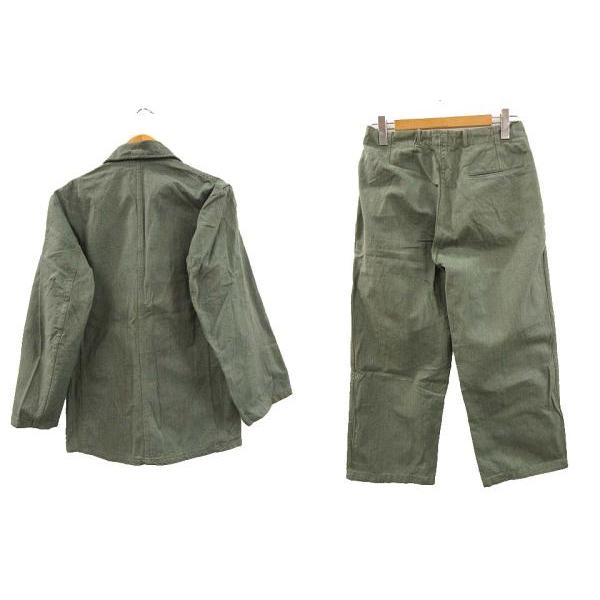 スウェーデン軍　プリズナージャケット　パンツ　セットアップ ヴィンテージ VINTAGE スウェーデン軍 プリズナー ジャケット