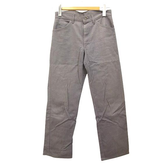 lee 80s 90s アメリカ製ストライプw34l32ストレートパンツ