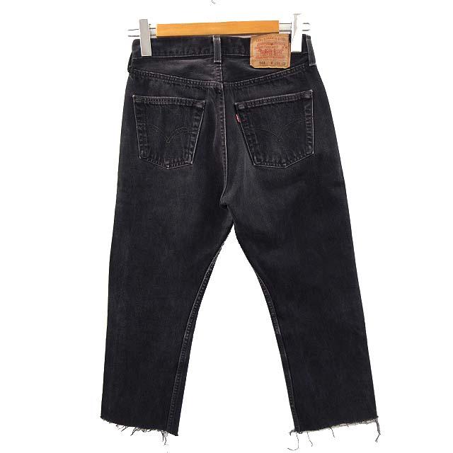 Levi's（リーバイス） Levi's 90s 501 後染め ブラック デニムパンツ