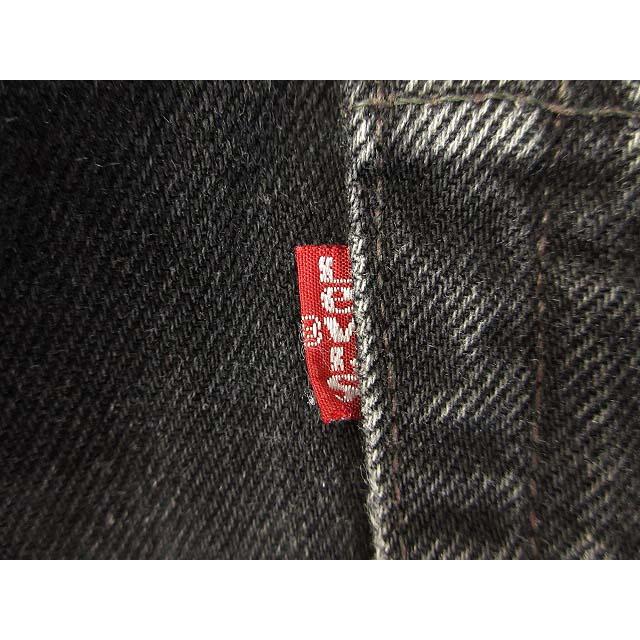 90sUSA製 Levi’s501 後染めブラック 赤文字 ヒゲアタリ 人気希少 90sUSA製 Levi's501 後染めブラック 赤文字 ヒゲアタリ 人気希少
