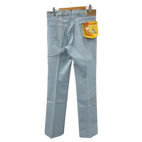 【中古】未使用品 リー LEE 80s ブーツカット フレアパンツ RIDERS Boot Cut FLAre USA製 42TALON サックスブルー Lee（リー） 未使用品 LEE 80s ブーツカット フレアパンツ RIDERS Boot