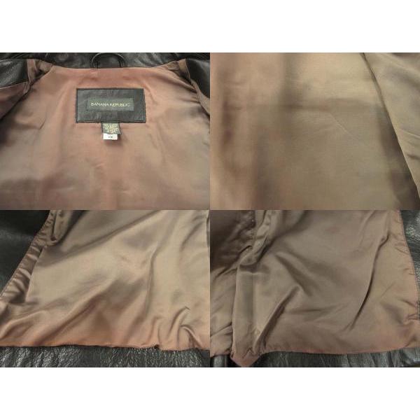 バナナリパブリック BANANA REPUBLIC 00s レザー シングルライダース