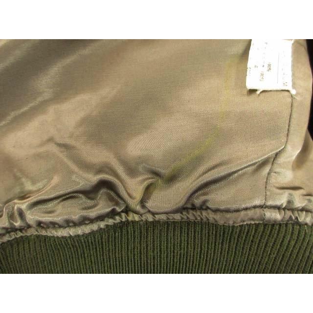 メンズメルローズ MEN'S MELROSE 80s スタジャン 袖レザー メルトン