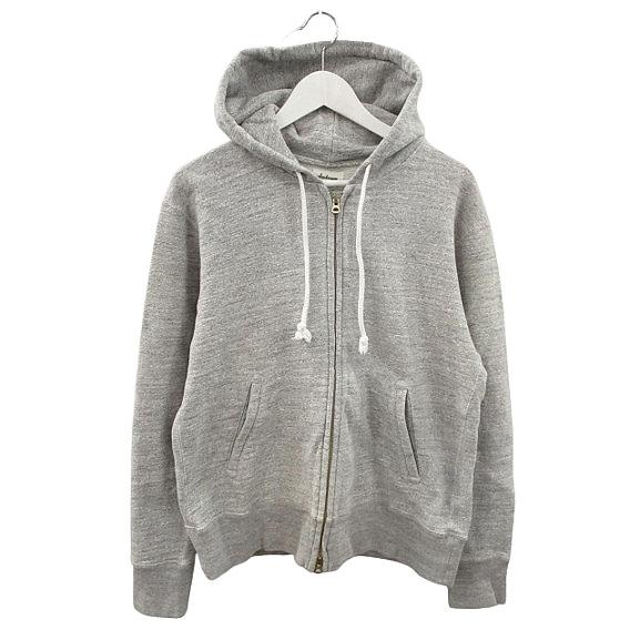 Jackman フルジップパーカー JM7873 Mサイズ ベージュ Jackman ジャックマン GG Sweat Zip Parka JM7873 スウェット ジップ