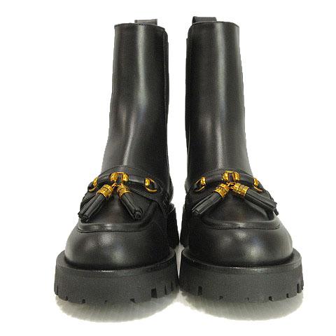 未使用品 ANGERO BERVICATO タッセルブーツ グレース