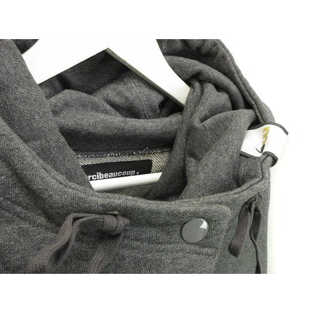 メルシーボークー mercibeaucoup スウェット コート ロング パーカー 1 