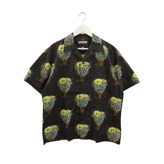 【中古】ネイバーフッド NEIGHBORHOOD SRL.KOUZAN/C-SHIRT.SS SPECIMEN RESEARCH LABORATORY ボタンシャツ L 黒 ネイバーフッド NEIGHBORHOOD SRL.KOUZAN/C-SHIRT.SS 201TSNH-SHM14
