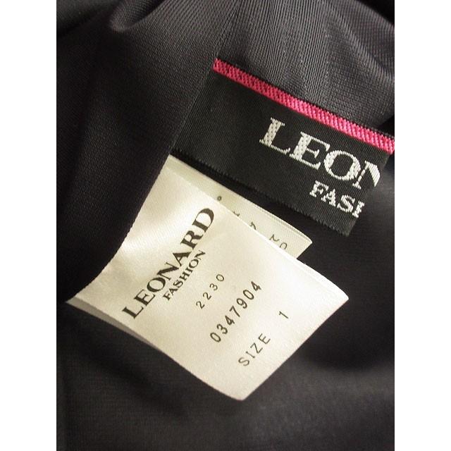 LEONARD（レオナール） ワンピース ニット 切替 タートルネック 1