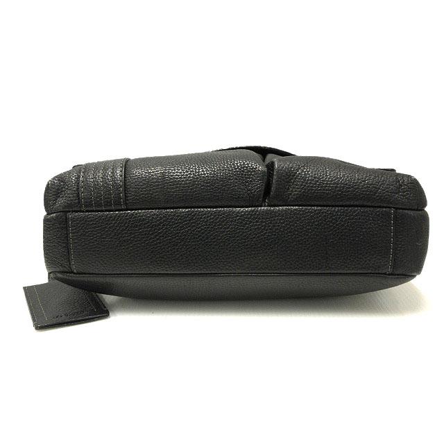 エステーデュポン S.T.DUPONT レザー フラップ ショルダー バッグ 