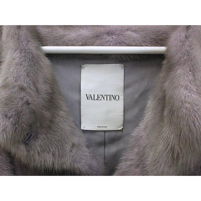VALENTINO ヴァレンティノ　ミンクファー付　コート ヴァレンティノ ヴァレンチノ VALENTINO ミンク ファー コート