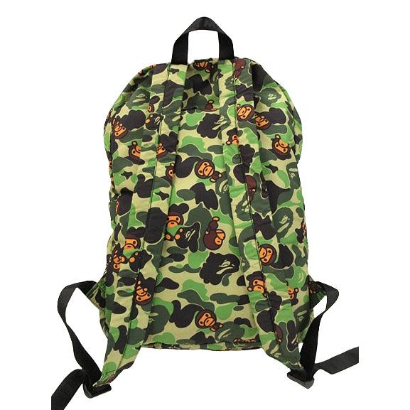 A BATHING APE アベイシングエイプ BABY MILO ABC CAMO BACKPACK M