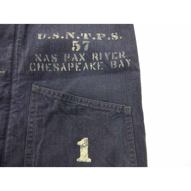 コリンボ COLIMBO ビブ オーバーオール 先染めヘリンボーン M