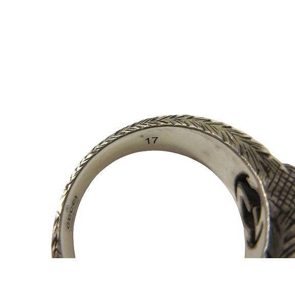 グッチ GUCCI GGインターロッキングリング 17号 シルバー925 GUCCI（グッチ） インターロッキングGリング 指輪 17 SILVER925