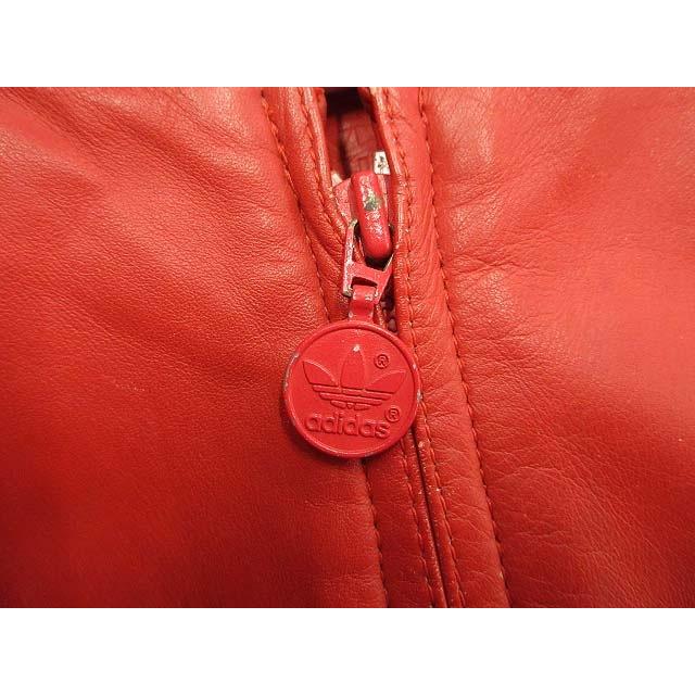 adidas アディダス 80s レザートラックジャケット レザージャケット