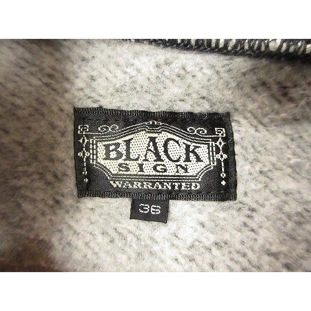 ブラックサイン BLACK SIGN スウェットジャケット スウェット 