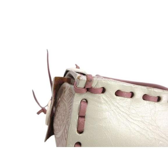 【中古】グレースコンチネンタル CARVING TRIBES Maestra S マエストラ ハンドバッグ トート バイカラー ピンク系 グレースコンチネンタル CARVING TRIBES Maestra S マエストラ