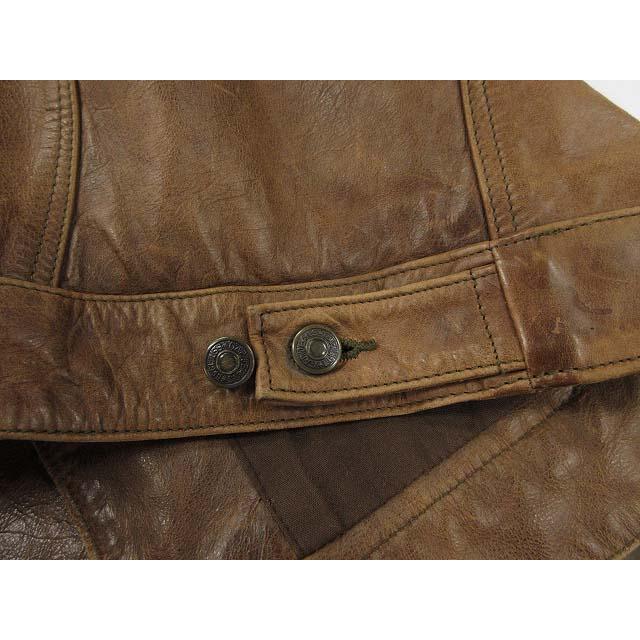 GAP（ギャップ） GAP BLUE JEANS レザー トラッカージャケット XL