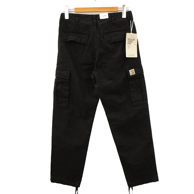 【中古】未使用品 カーハート carhartt レギュラー カーゴパンツ Regular Cargo Pant ブラック ガーメントダイ W30 未使用品 カーハート carhartt レギュラー カーゴパンツ Regular Cargo