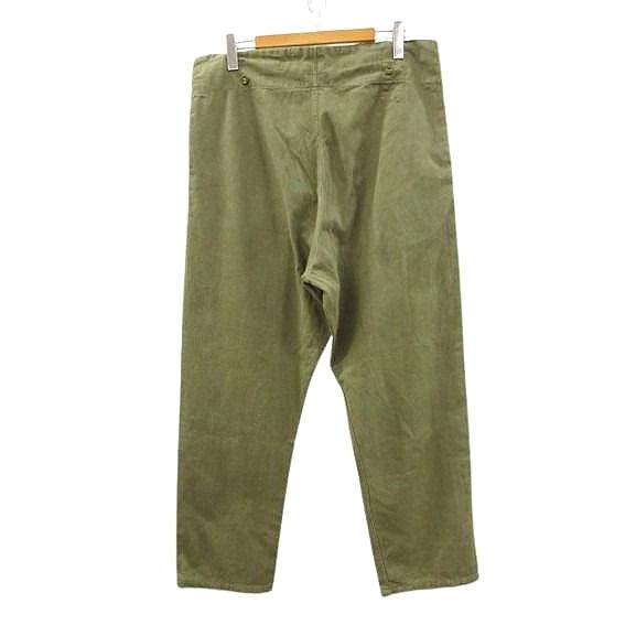 ヴィンテージ VINTAGE イギリス軍 50s グリーンデニム トラウザー