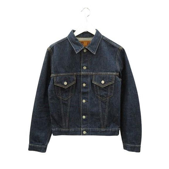 【中古】児島ジーンズ Denim Jacket 3rd Model 3rdモデル デニムジャケット L インディゴブルー Gジャン ジージャン 児島ジーンズ Denim Jacket 3rd Model 3rdモデル デニムジャケット L