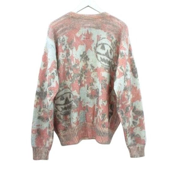 パークスアンドミニ パム P.A.M PERKS AND MINI ニット 総柄 アルパカ混 2025AW マルチカラー BACK TO LIFE FUZZY KNIT 8636 セーター_1
