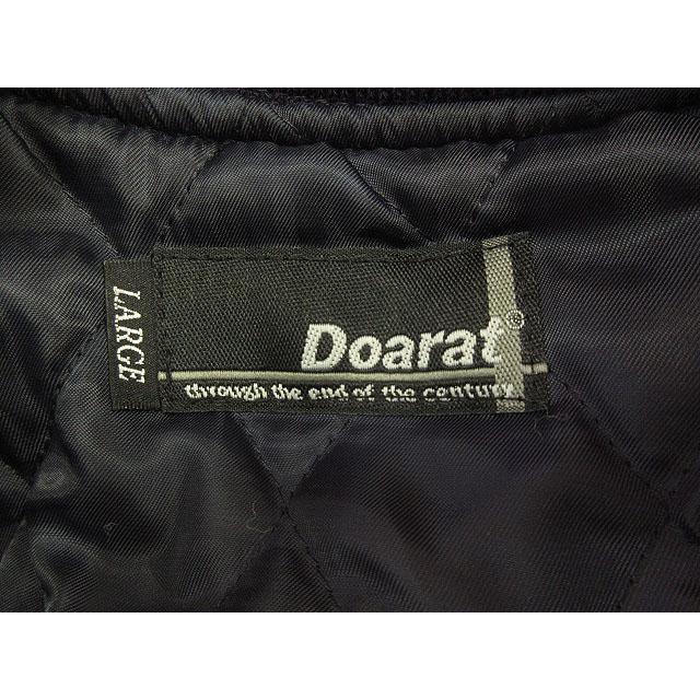 ドゥアラット DOARAT ウール 中綿 スタジャン L ネイビー アウター 