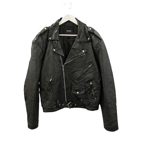 WILSONS レザーブルゾン 黒 XL 上質レザー 90s ウィルソンズ WILSONS レザー ダブルライダース ジャケット 本革