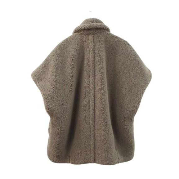 Arpege story アルページュ ストーリー ボアポンチョコート 2 グレー