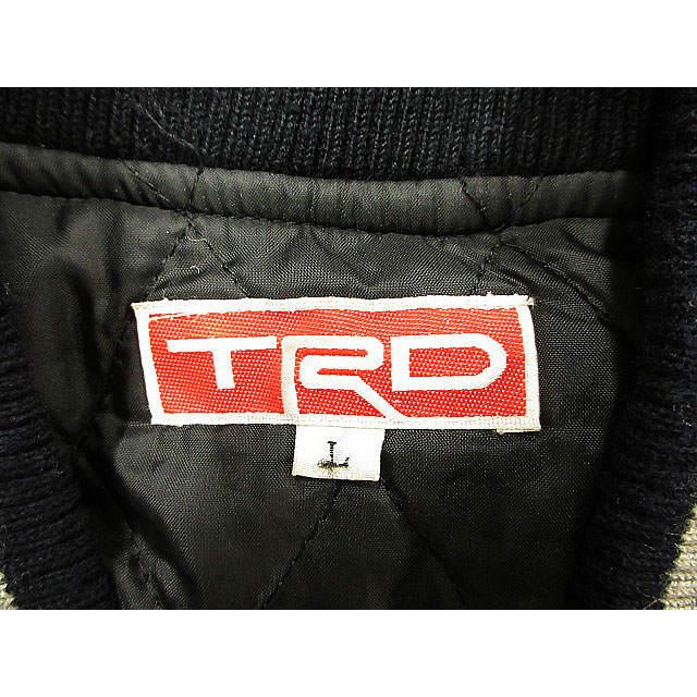 【中古】ヴィンテージ VINTAGE TOYATA トヨタ TRD スタジャン レーシング ウール ブラック L メンズ ヴィンテージ VINTAGE TOYATA トヨタ TRD スタジャン レーシング