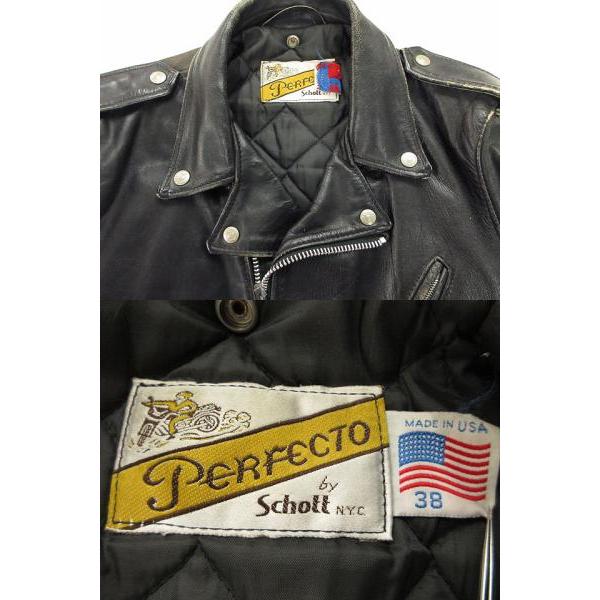 ショット SCHOTT 90s バイカータグ 後期 618 レザー ダブルライダース